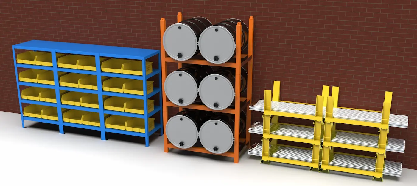 Industrial Shelving, Racks, & Drum Handling