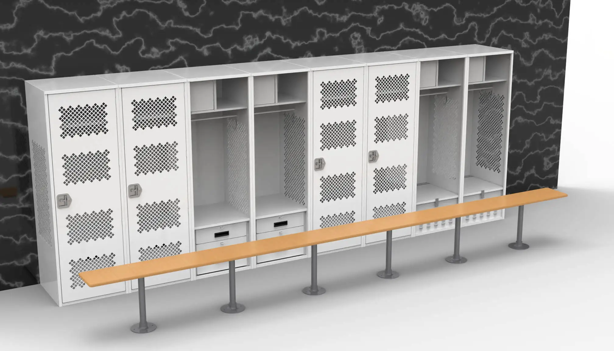 All Welded Steel Storage Lockers