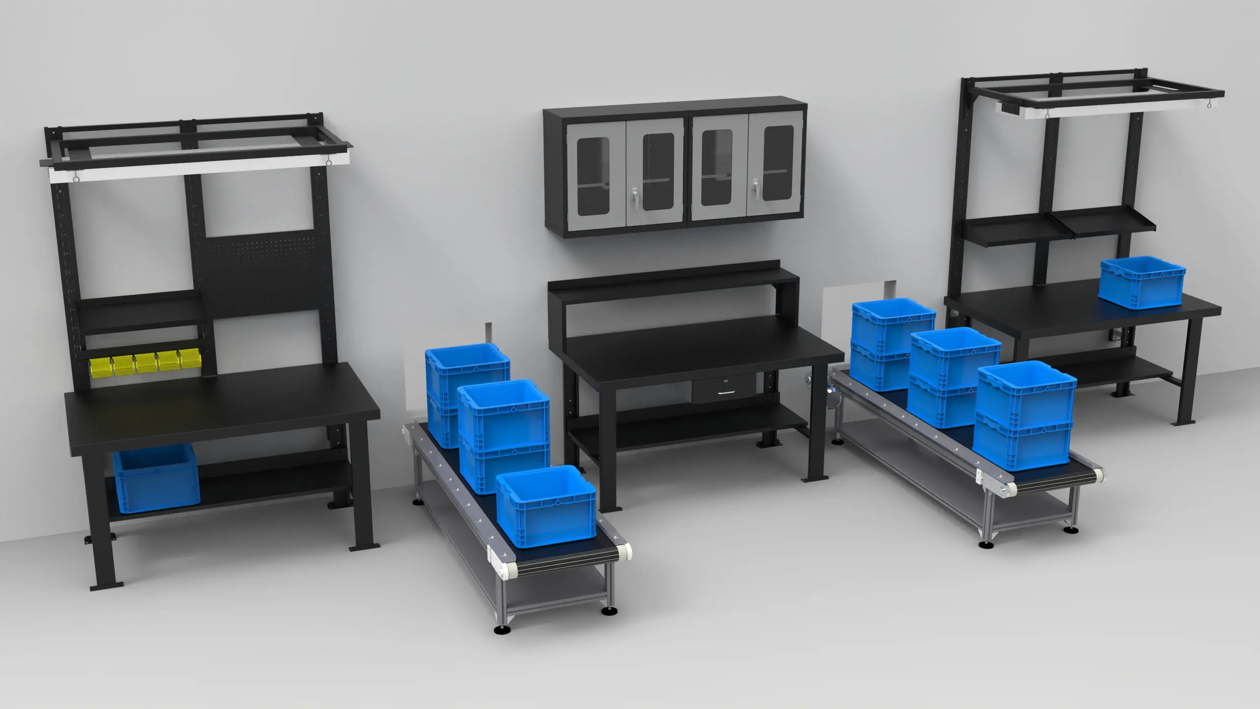 Industrial Steel Workbenches