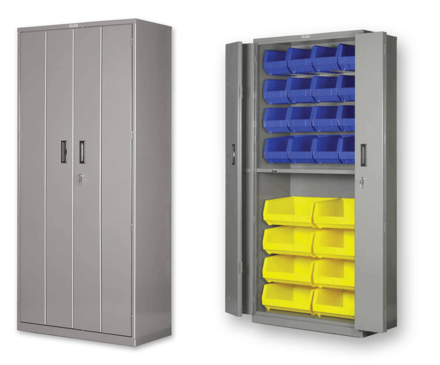 Bi-Fold Door Storage Cabinets