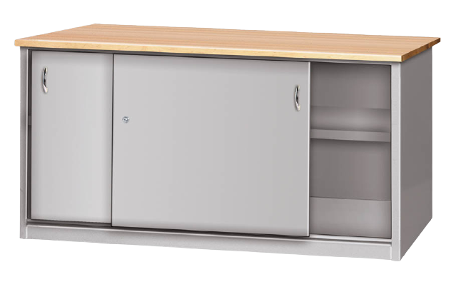 Cabinet Workbench with Shelf & Door