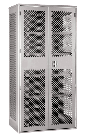 Storage Cabinets w/ Perforated Doors and Sides - Perforated Door Cabinets